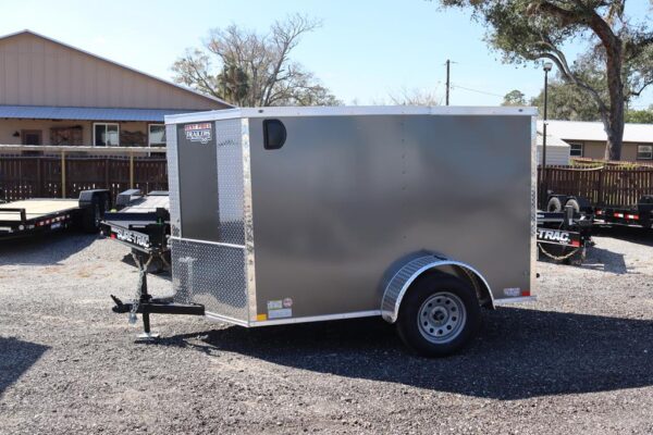 5x8 V Nose Cargo Trailer with Side Door