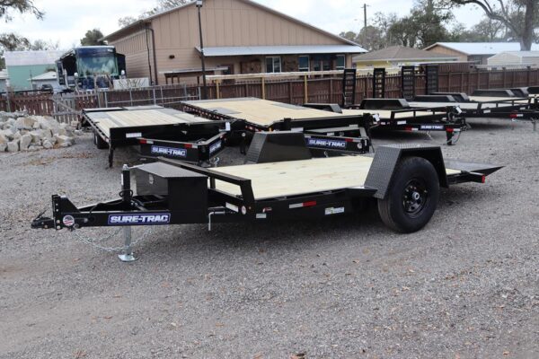 6.5(78")x12 Tilt Bed Equipment Trailer with 4 D Rings
