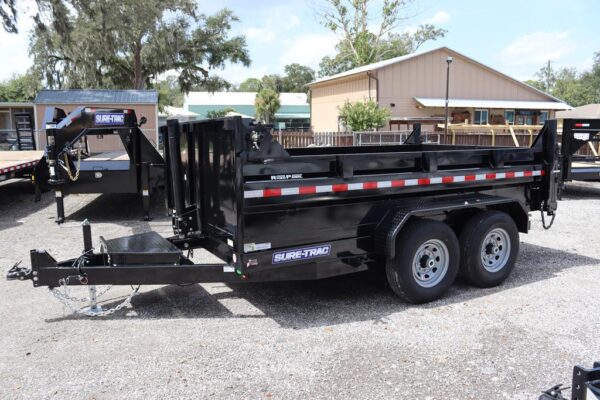 7(82")x12 Low Profile Dump Trailer with 7 Way