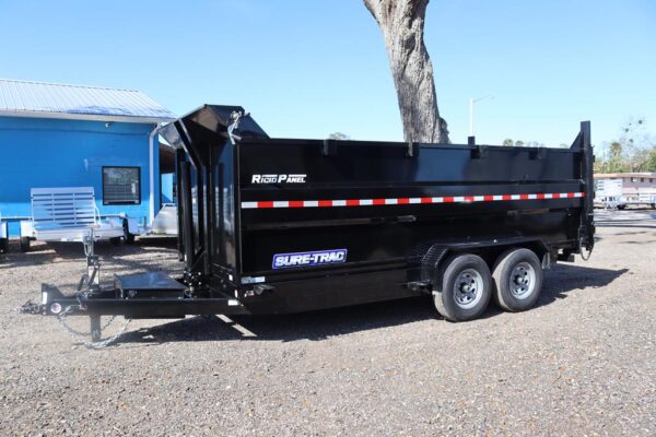 7(82")x16 Low Profile Dump Trailer with 4ft Sides
