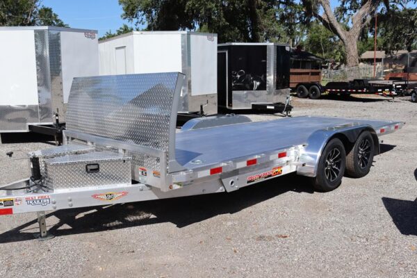 7(82")x18 Aluminum Electric Tilt Speedloader Car Hauler Trailer