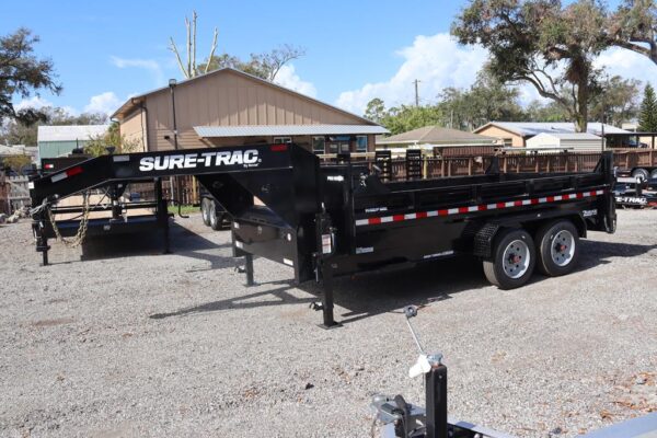 7x14 Pro Series Telescopic Gooseneck Dump Trailer