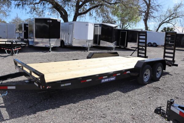 7x18 Equipment Trailer with 4 D Rings