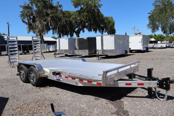 7x20 (18+2) Aluminum Implement 2022 Equipment Trailer
