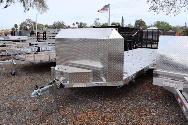 7x20 Aluminum Executive Tilt Car Hauler Trailer with Removable Fenders