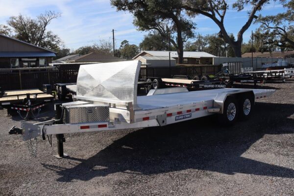 7x22 Aluminum Power Tilt Car Hauler Trailer