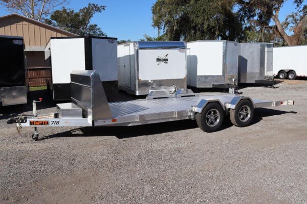 81"x18 Aluminum Car Hauler Trailer with 7k GVWR
