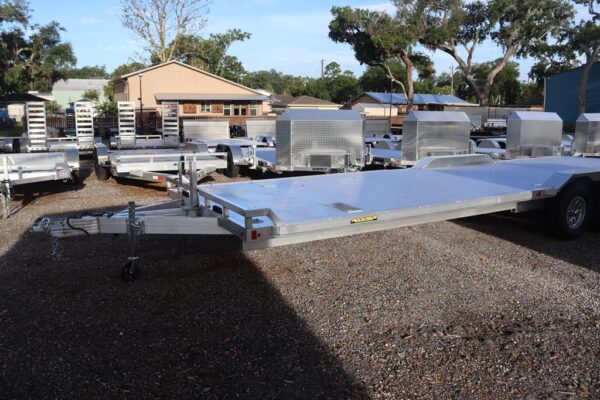 8x26 Aluminum Car Hauler Trailer with Drive Over Fenders