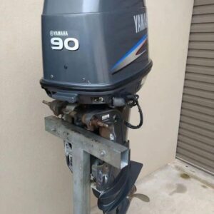 Used 2013 Yamaha 90HP 2-Stroke Outboard Motor – 20" Shaft