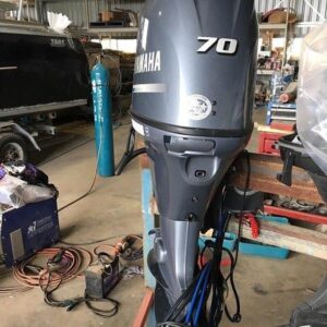 Used 2015 Yamaha 70HP 4-Stroke Outboard Motor – 25" Shaft, Remote Steering, Power Tilt & Trim
