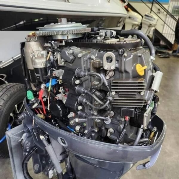 Used 2016 Yamaha 20HP 4-Stroke Outboard Motor – Tiller Steering - Image 2