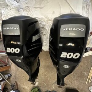 Used 2017 Mercury Twin Verado 200HP 4-Stroke Outboard Motors