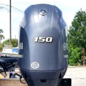 Used 2017 Yamaha 150HP 4-Stroke Outboard Motor – 20" Shaft, Power Tilt & Trim