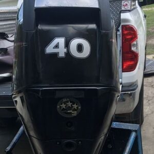 Used 2018 Mercury 40HP 4-Stroke Outboard Motor – 20" Shaft, Remote Steering