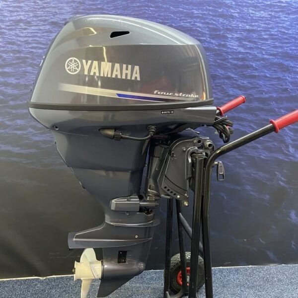 Used 2019 Yamaha 25HP 4-Stroke Outboard Motor – Short Shaft, Tiller Steering - Image 2