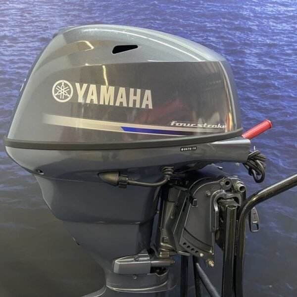 Used 2019 Yamaha 25HP 4-Stroke Outboard Motor – Short Shaft, Tiller Steering - Image 3