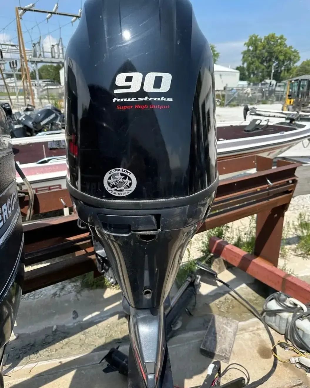 2023 90 HP Yamaha VMAX SHO 20" Shaft Length Tiller Steer