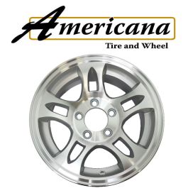 14-Inch Aluminum Split Spoke Trailer Wheel with 5 Lugs (5.5-Inch Width)