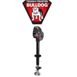 BULLDOG 4K Bolt-On A-Frame Power Trailer Jack, Black Model #500199