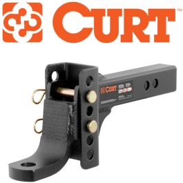 CURT Adjustable Channel Ball Mount #45901 with Forged Construction