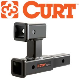 CURT Dual 2-Inch Elevated Receiver Adapter #45792