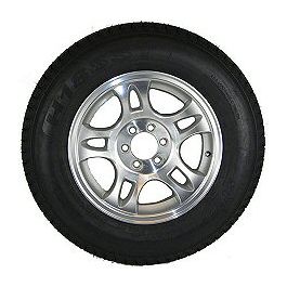 Eco-Trail ST225/75D-15 Tire with Aluminum Split Spoke Rim (6 Lug), Load Range D