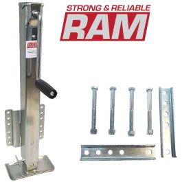 Fixed Mount Jack with Drop Leg - 2,500 lb. Capacity #MJSQ-2500B