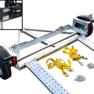 Galvanized EZ Haul Car Tow Dolly with Hydraulic Brakes
