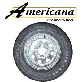 LOADSTAR ST175/80R-13 KR53 Radial Tire with Galvanized Rim, Load Range C