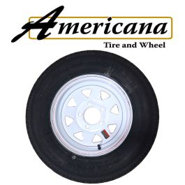 LOADSTAR ST175/80R-13 Radial Tire with Painted Rim, Load Range D