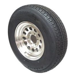 LOADSTAR ST235/80R-16 Radial Tire with Aluminum Rim (6 Lug) Load Range D