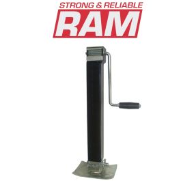 RAM 5k Square Tube Weld-On Side Wind Trailer Jack #TJD-5000S