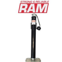 RAM 5k Tube Mount Weld-On Top Wind Trailer Jack Model #TJP-5002-B