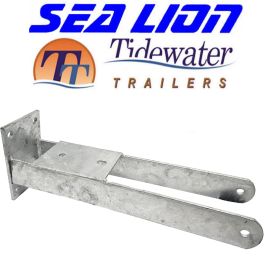 SEA LION 2" Wide Galvanized Winch Mount and Roller Bracket #60303