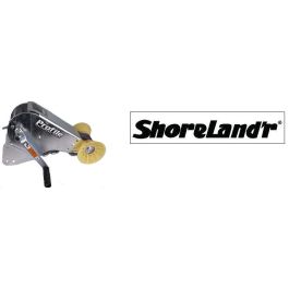 SHORELAND'R Galvanized Winch Bracket with Single Speed Winch, Model #6565900