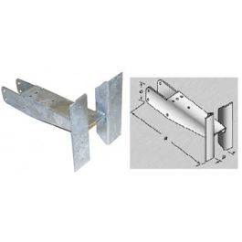 TIEDOWN 3-Inch Wide Pontoon Trailer Winch Mount Bracket #43690