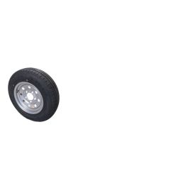 TRACKER ST145/R-12 Radial Tire with Silver Modular Rim, Load Range D